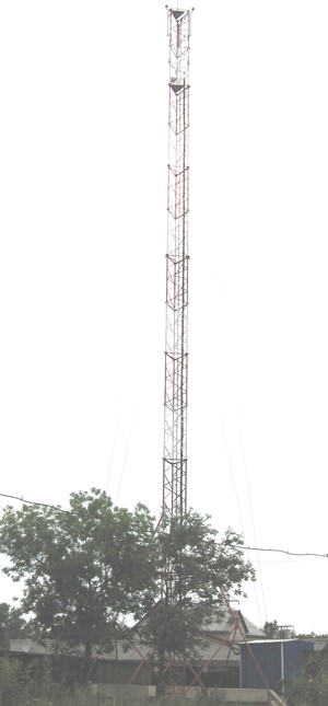 Пригруженная опора высотой 42 метра для оператора ЗАО «Теле2-Смоленск».